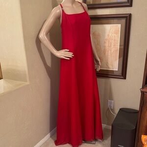 Betsey & Adam by Jaslene Women’s Vintage Red Holiday Dress Gown Sz 18W NWT
